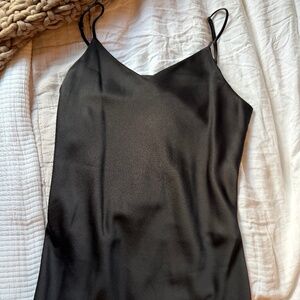 Sam Edelman Slip Dress, Size 12, Black